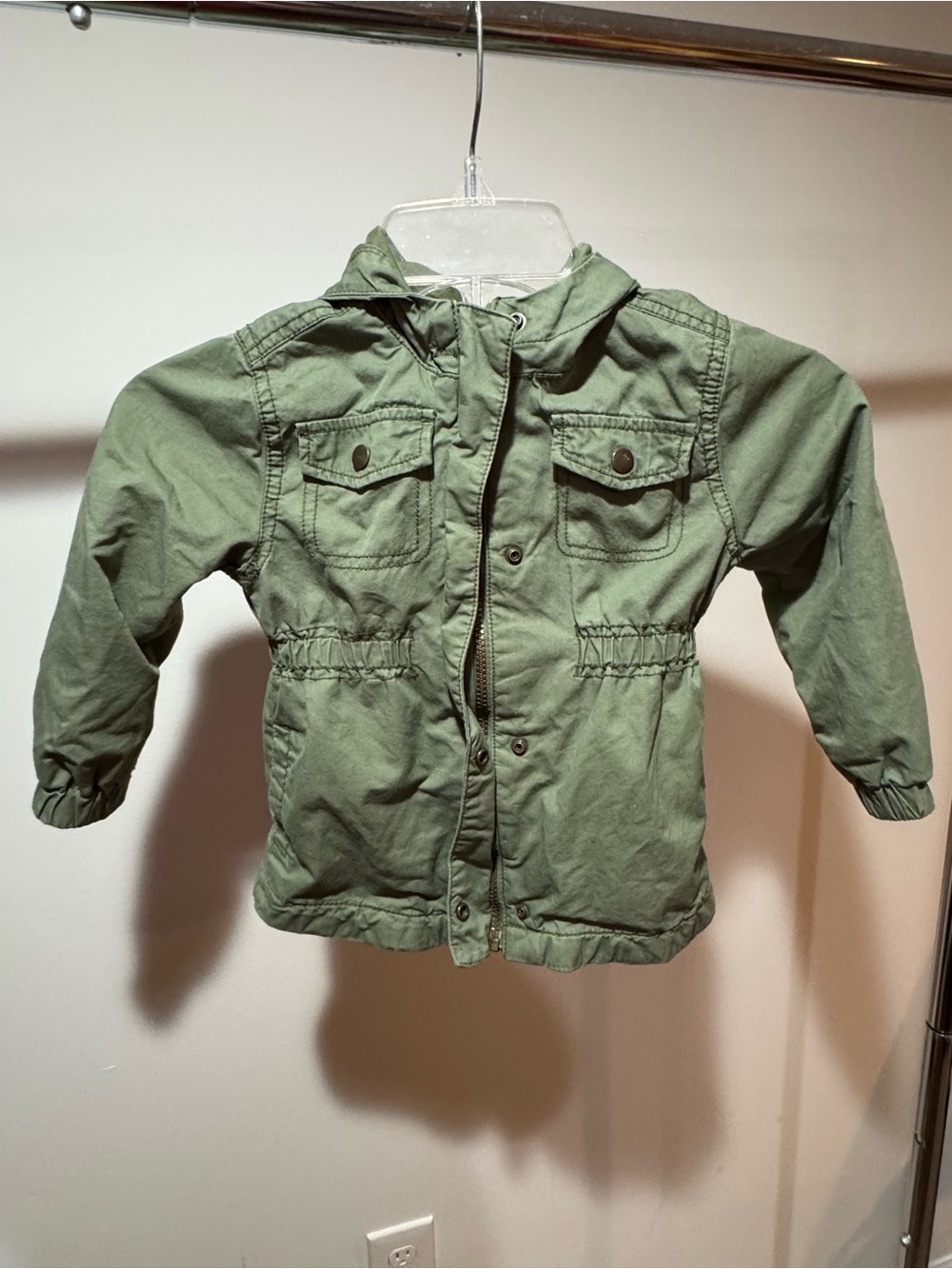 3T Green Hooded Kids' Utility Jacket - Old Navy